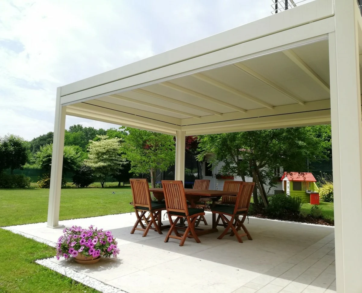 Pergola telo fisso autoportante
