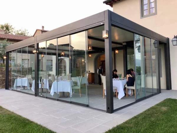 Vetrata panoramica deporre